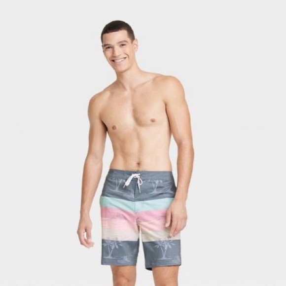 NWT - Goodfellow & Co - 8.5" Overlay Island Board Shorts - Picture 1 of 7